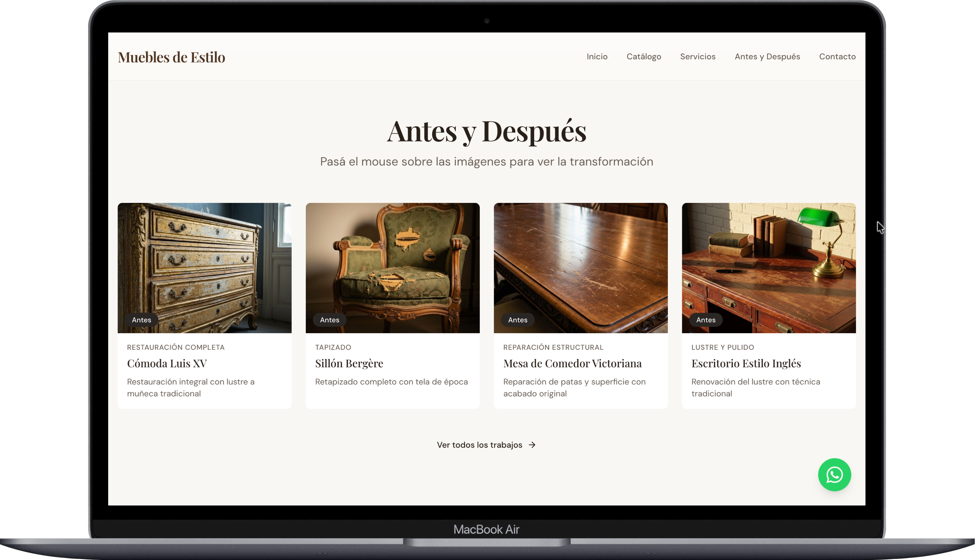 Muebles de Estilo Antiguo Screenshot 2